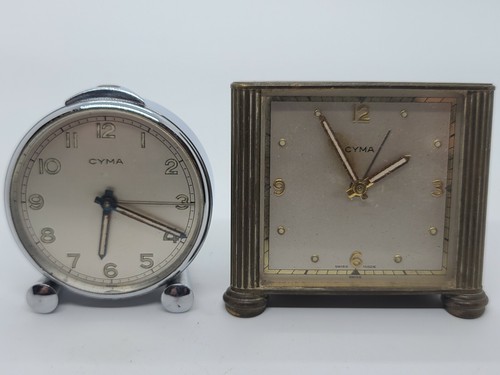 Coppia sveglie vintage cyma - sveglie,