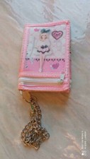 Portafoglio bambina ragazza donna rosa bianco call me beauty lip mobile usato