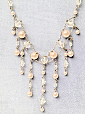 Collana bavaglino avon perlato