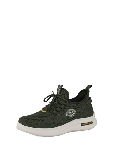 Sneakers stringate uomo verde