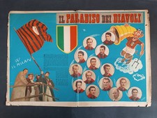 Poster Calcio Milano Anni 50