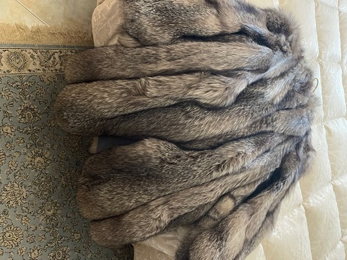 Pelliccia naturale grigio - naturale,