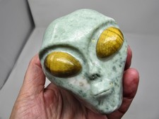 green jasper crystal carved