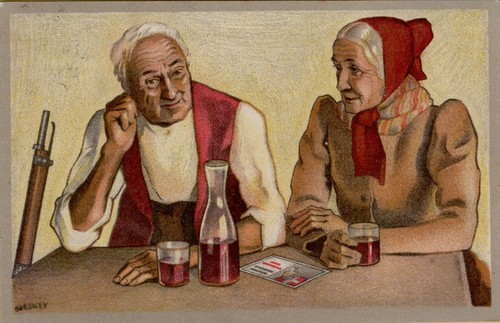 Antica cartolina svizzera - cartolina, tiro