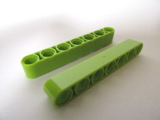LEGO x2 Lime Technic Liftarm