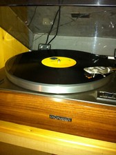 Giradischi Pioneer PL-15D Vintage base in legno