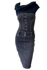 abito corsetto in denim Dolce