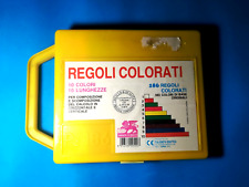 NUMERI COLORE 186 REGOLI COLORATI ITALVENETA DIDATTICA SCUOLA ELEMENTARE - (170)