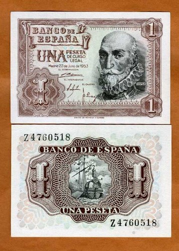 Spagna peseta 1953 - spagna,, peseta,