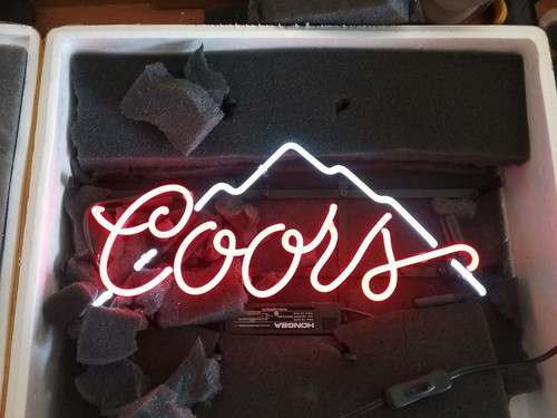 New beer light snow - snow, mountain