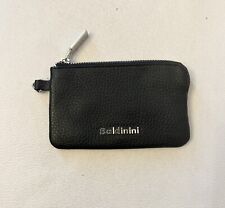 Porta monete di pelle nero Baldinini