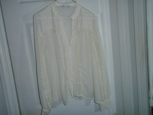Top zara avorio semi - avorio,