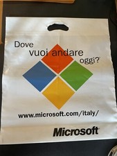 Windows 98 Vintage “Dove Vuoi Andare Oggi?” Sacchetto - Busta Pubblicitaria Bag