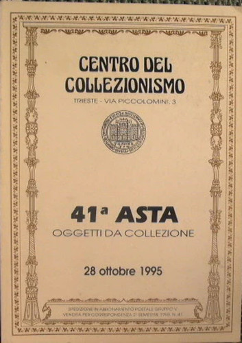 Cataloghi asta del - d'asta, centro