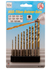 PUNTE DA TRAPANO SET 10 PEZZI