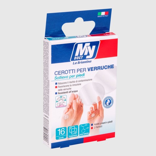 Cerotti per verruche piedi - verruche, con