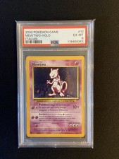 2000 Pokemon ITALIANO Set Base Illimitata Mewtwo Holo 10/102 PSA 6 EX-MT