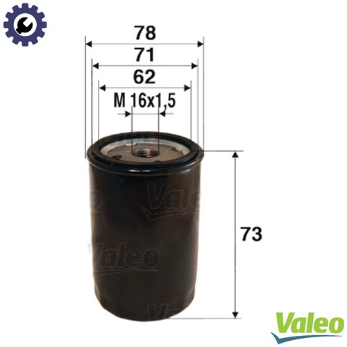 Filtro olio 586034 - filtro, peugeot