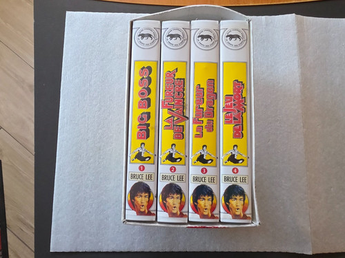 Coffret cassette vhs bruce lee - cassette,
