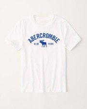 T-shirt Abercrombie Fitch Muscle Moda Manica Corta Unisex Cotone