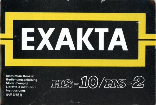 Manuale istruzioni exakta - di,