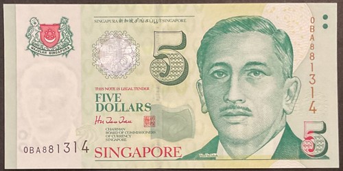 Dollars 2014 singapura - 5,