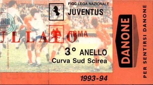 Biglietto stadio juventus - stadio, roma