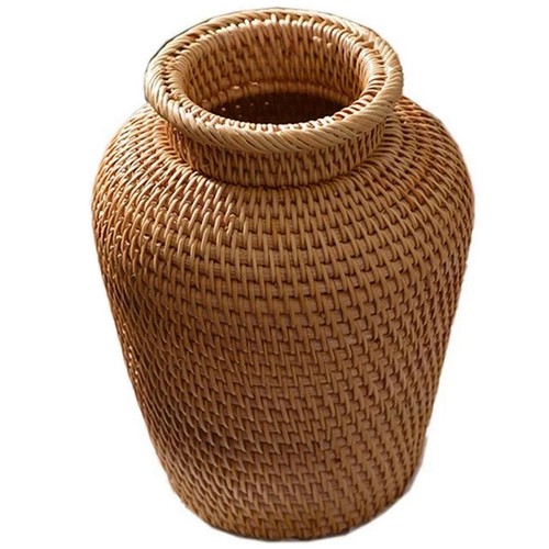 Cestino vimini vaso da - vaso,