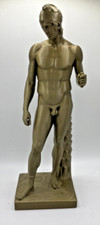 SCULTURA GRECA ARES BORGHESE 9,8 POLLICI/250 MM, RIPRODUZIONE MUSEO
