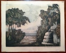 Antique large lake - large,