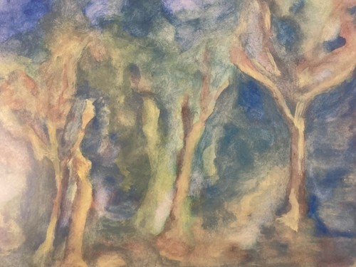 Bella pittura guazzo - pittura, carta