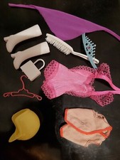 Barbie accessori casco stivali