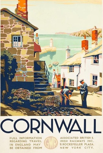 Poster viaggio cornovaglia - poster,