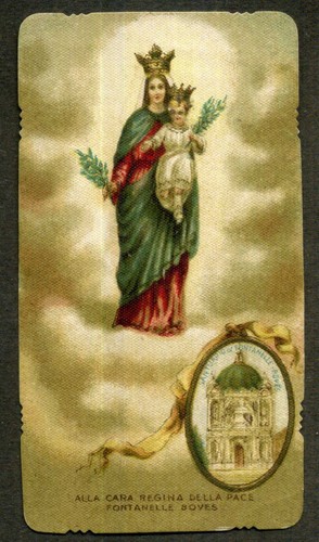 Santino holy card regina - card,