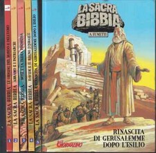 LA SACRA BIBBIA A FUMETTI  IL NUOVO/VECCHIO TESTAMENTO  8 ALBI ottimi