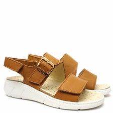 DUNA SANDALO EXTRALARGE CUOIO