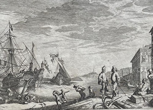Stampa antica venezia kussel - antica,