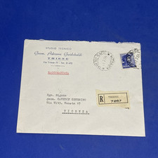 STUDIO TECNICO GEOMETRA RACCOMANDATA BUSTA VIAGGIATA