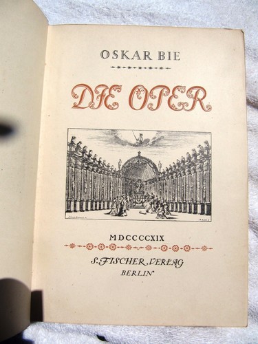 Oscar bie history opera - bie,