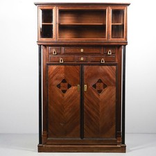 Armadio-armadio vetrina Josef Maria Olbrich Julius Gückert stile liberty 1900 circa