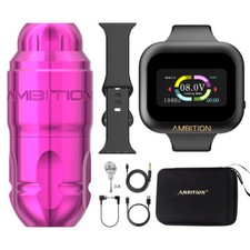 Macchina per tatuaggi rotante penna braccialetto batteria tatuaggio alimentazione asta diretta