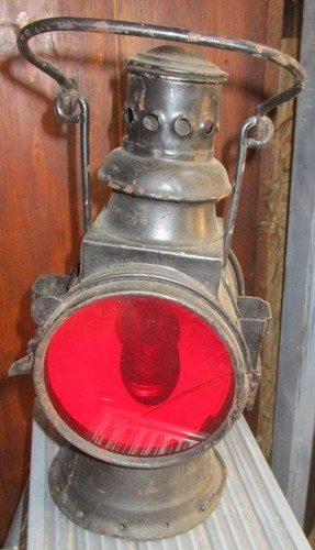 Antico fanale ferroviario - fanale, a