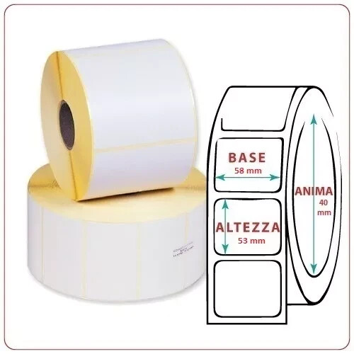 Etichette termiche adesive - , per