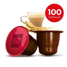 100 Capsule GINSENG NESPRESSO Cialde Solubili 100% Compatibili Caffe zuccherato