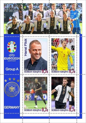 Blocco francobolli calcio