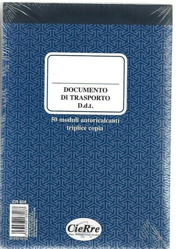 Documento trasporto cierre - documento,