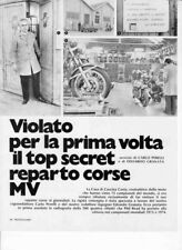 advertising Pubblicità-REPARTO CORSE MOTO MV AGUSTA 1975- MOTOITALIANE MOTOGP