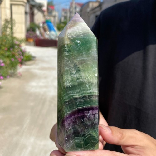 Colonna cristallo fluorite