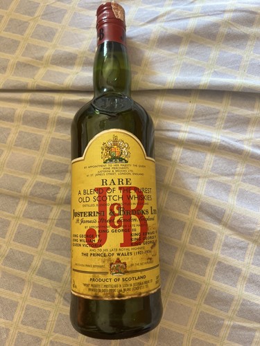 Bottiglia vintage rare - bottiglia, j&b