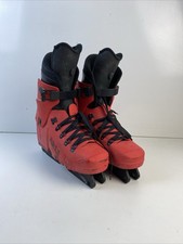 Scott Bentley AR 11 skates stivali ossigeno solo taglia 29,0 ~12 rosso nero rollerblade